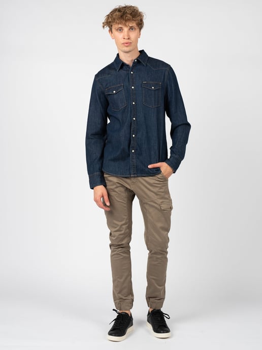 Guess Shirt Men's Blue - Image 2