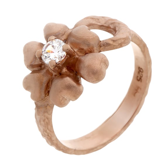 Orphelia Dames 925 Sterling Zilveren Ring - Roze ZR-3929/1 - Image 1