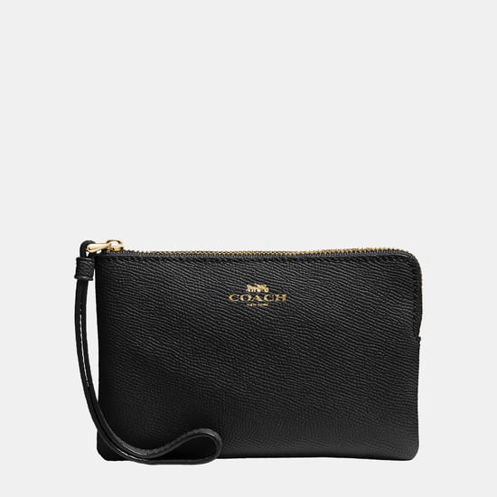 Crossgrain Leather Corner Zip Bag