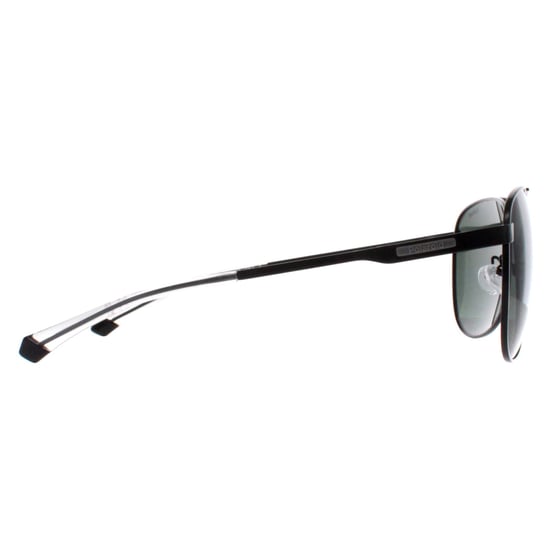 Polaroid Aviator Mens Matte Black Green Polarized PLD 2160/G/S/X
