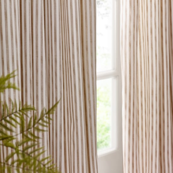 Yard Hebden Striped Cotton Pencil Pleat Curtains - Image 3