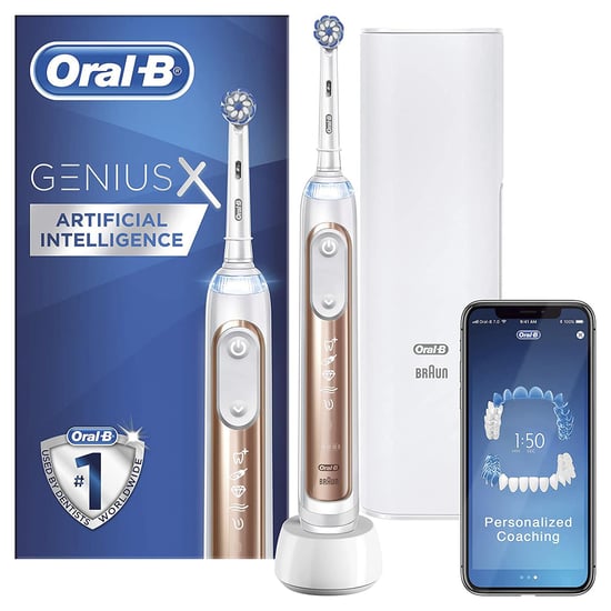 Oral B Power Genius X Electric Toothbrush Rose Gold