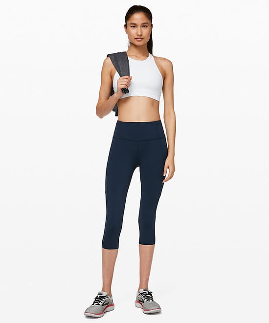 Lululemon True Navy Fast and Free HR Nulux Crop 19" Legging - Image 1
