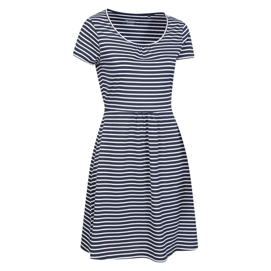 Mountain Warehouse Womens/Ladies Essentials Lora Stripe Skater Dress (Blue) - Image 3