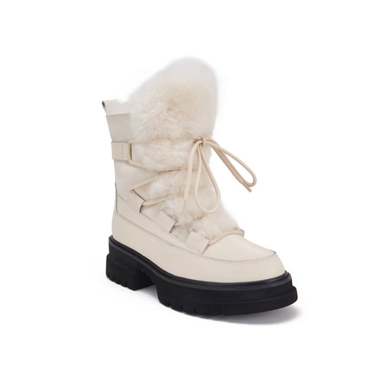 Westward Satin Pale Boots