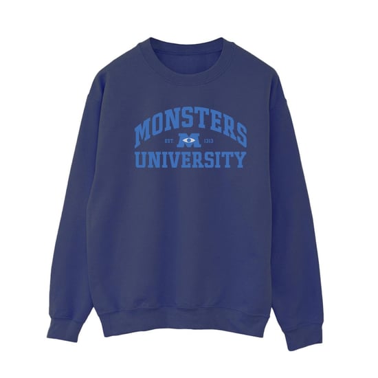 Disney Womens/Ladies Monsters University Logo Sweatshirt (Navy Blue)