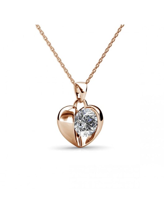 Simply Love-hängen - roséguld och kristall - Image 3