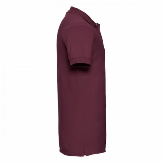 Russell Heren Rekken Korte Mouw Poloshirt (Bourgondië) - Image 3