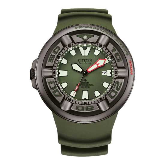Citizen Promaster Marine Heren Groen Horloge BJ8057-17X - Image 1