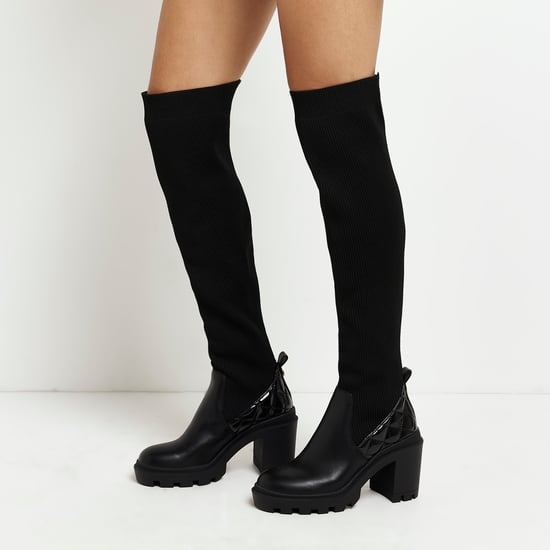 River Island Womens Platform Boots - Black