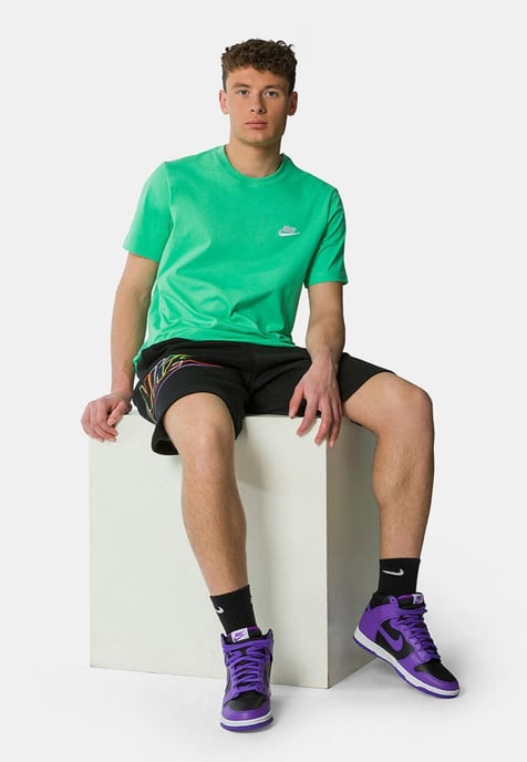 Nike Sportswear Club Mens T Shirt in Spring Green - Image 4