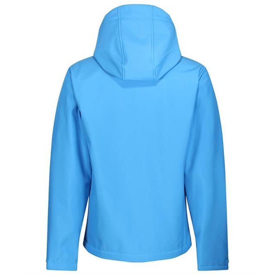 Regatta Mens Venturer Hooded Soft Shell Jacket (French Blue/Navy)