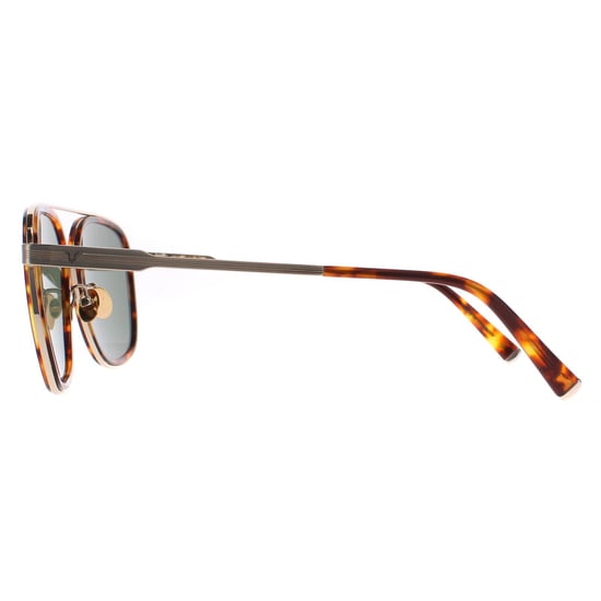 Police Aviator Womens Shiny Red Havana Green SPLC49 Lewis 21