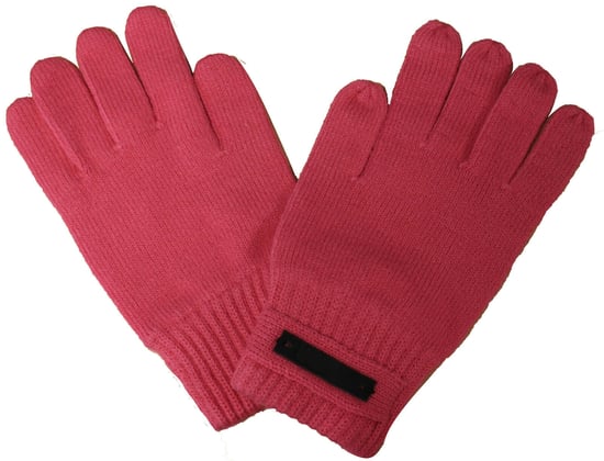 Puma Knitted Unisex Pink Gloves - Image 1