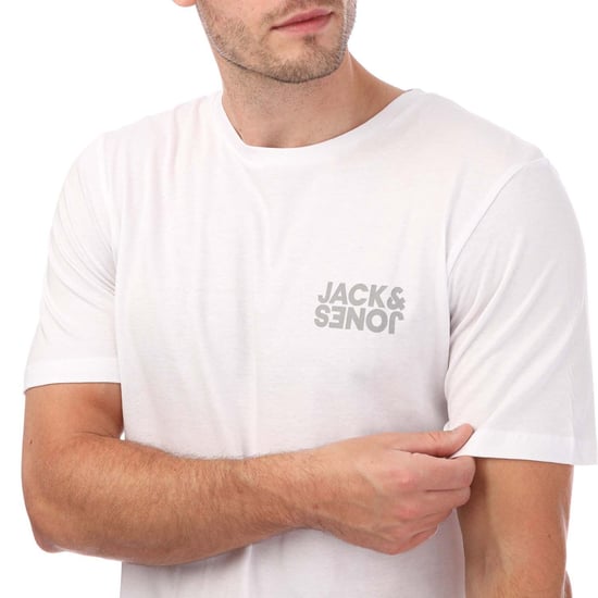 Men's Jack Jones Corp Reverse 5 Pack T-Shirts in Multi colour