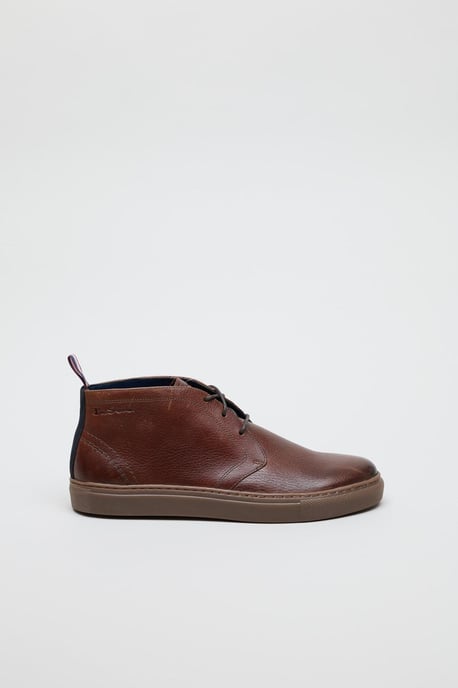 Ben Sherman Parka Leder Heren Bruin Laarzen - Image 2