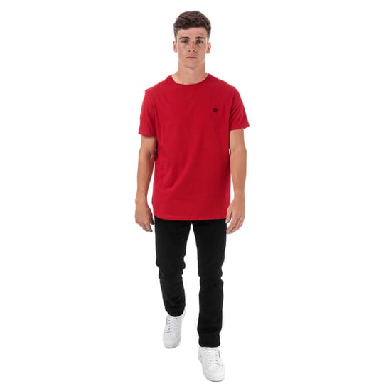 Men's Timberland TFO Logo Slim T-Shirt in Red