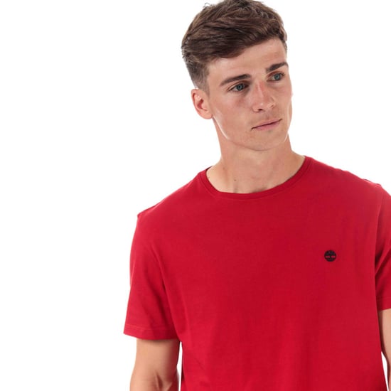 Men's Timberland TFO Logo Slim T-Shirt in Red