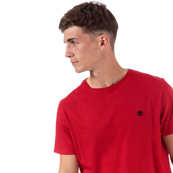 Men's Timberland TFO Logo Slim T-Shirt in Red