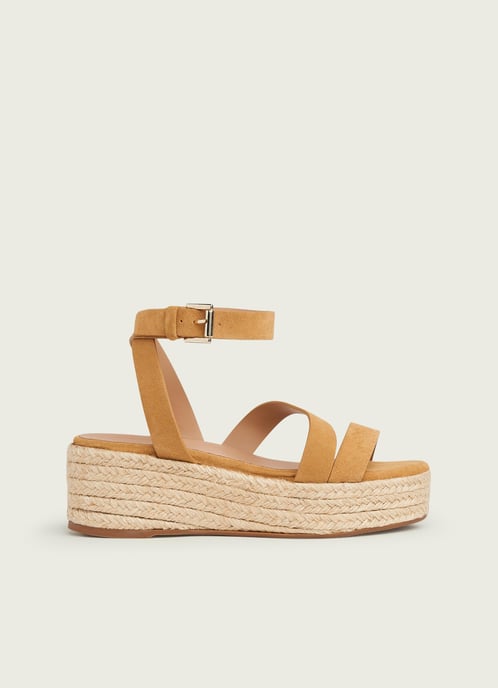 LK Bennett Siena Casual Sandals, Tan