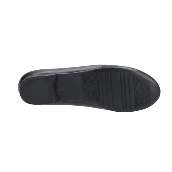 Hush Puppies Womens/Ladies Naomi Slip On Leather Ballet Pump (Black) - Image 4