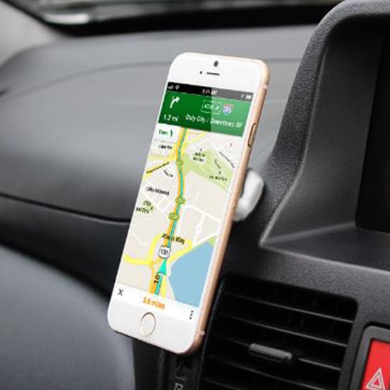 Aquarius Universal Magnetic Smartphone Car Mount Phone Holder - Silver
