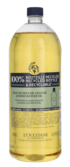L'Occitane Almond Shower Oil - Refill 500 ml - Image 1