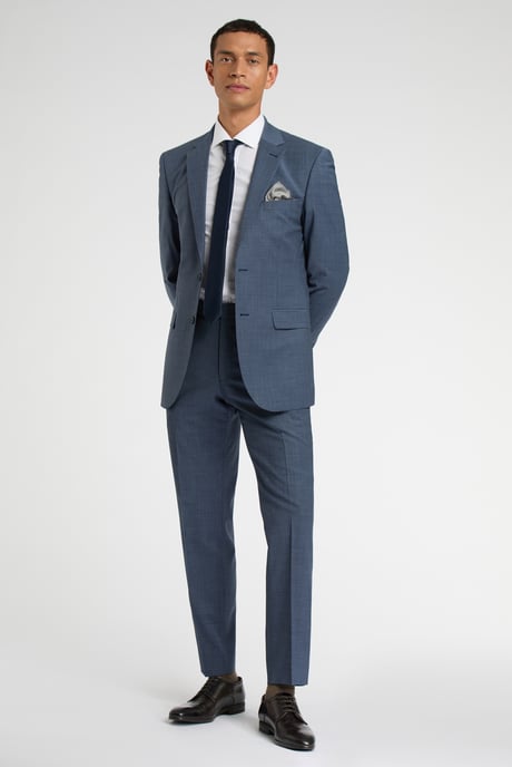 Regular Fit Blue Jacket - Image 2
