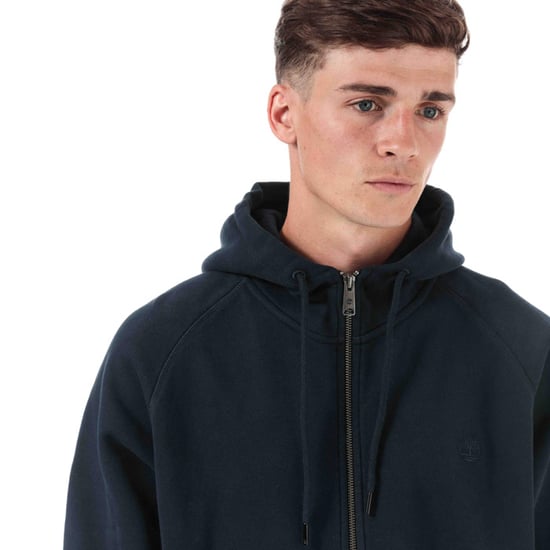 Men's Timberland Basic Zip Hoodie in Navy