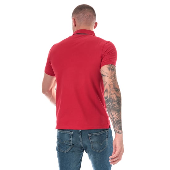 Men's Timberland Millers River Jacquard Polo Shirt in Red - Image 2