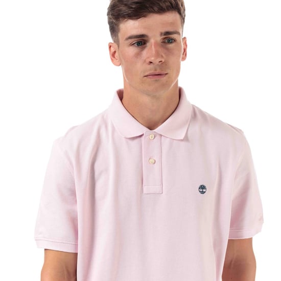 Men's Timberland Miller Rivers Polo Shirt in Pink