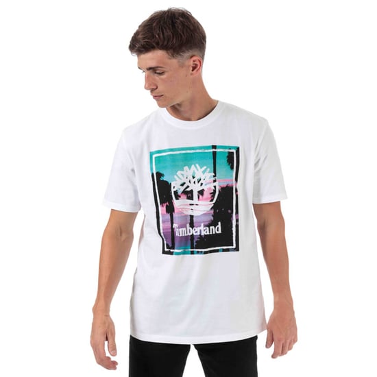 Men's Timberland Photo Beach T-Shirt in White