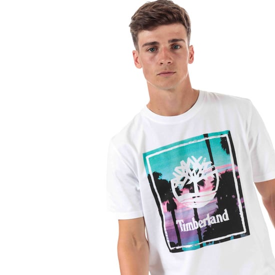Men's Timberland Photo Beach T-Shirt in White
