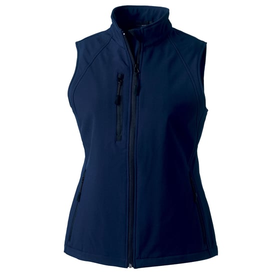 Russell Ladies/Womens Soft Shell andningsbar Gilet Jacket (Franska flottan) - Image 2