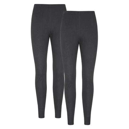 Mountain Warehouse Heren Talus Base Layer Broek (Set van 2) (Zwart) - Image 1