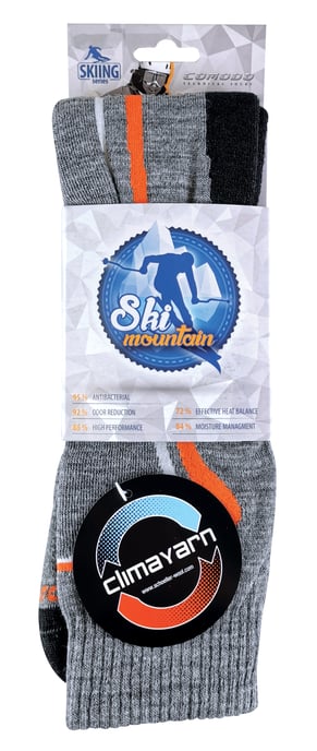 COMODO - Merino Wool Ski Socks | Outdoor Snow Sports Climacontrol Knee High Socks | Men's & Ladies - Image 2