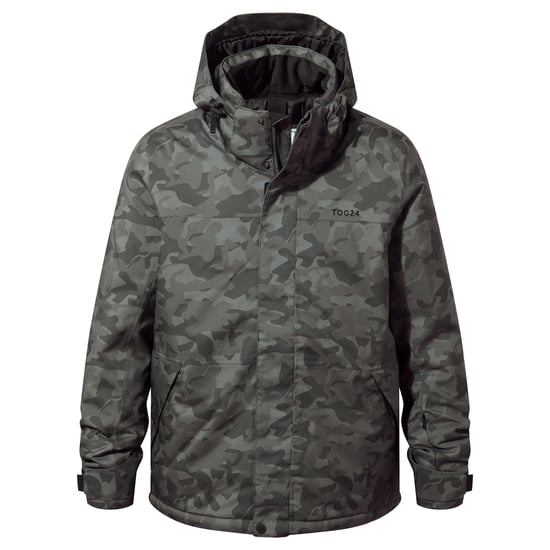 Freestyle Mens Ski Jacket Steel Grey Camo