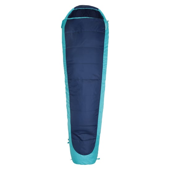 Mountain Warehouse Unisex Adult Microlite 500 Left Zip Midseason Mummy Sleeping Bag (Blue) - Image 1