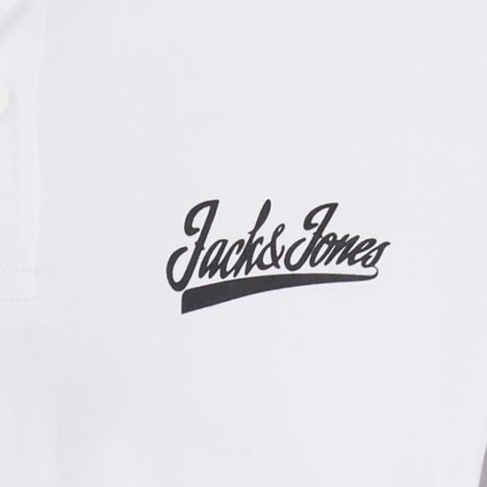 Jack & Jones Men's Logo Polo Shirt, short-sleeved, casual