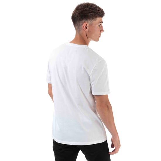 Men's Timberland YC Striped Logo T-Shirt in White - Image 2