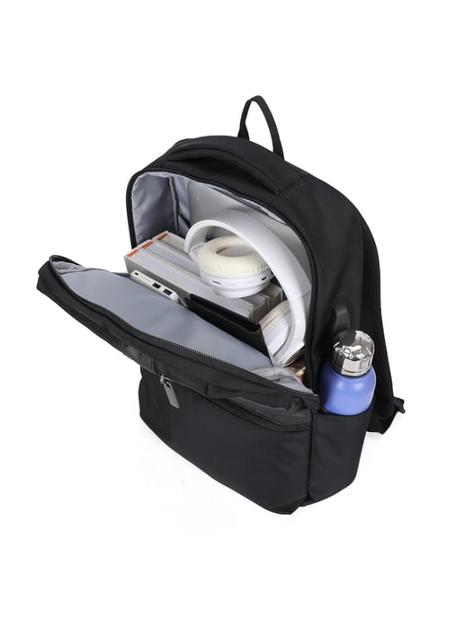 Aoking Backpack Unisex BLACK - Image 5