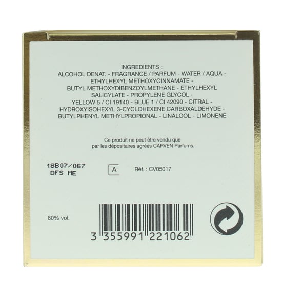 Carven L'Eau de Toilette 100ml Spray For Her