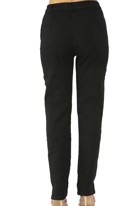 MYT Damesjeans met elastische taille aan de zijkant in zwart - Image 2
