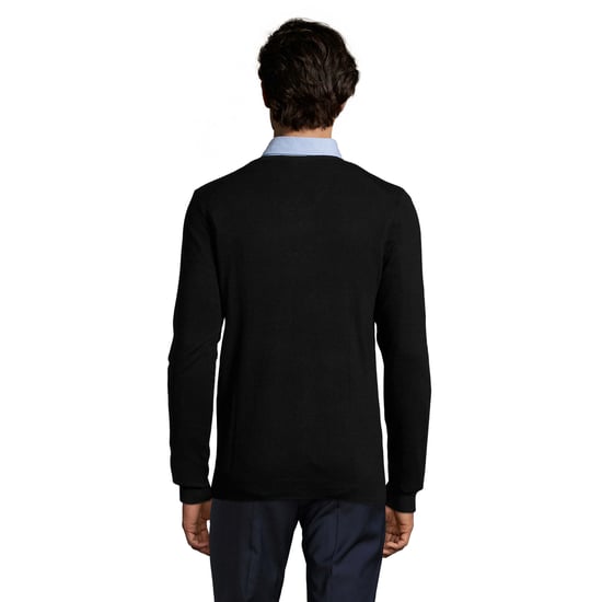 SOLS Mens Glory Sweater Top (Black) - Image 2