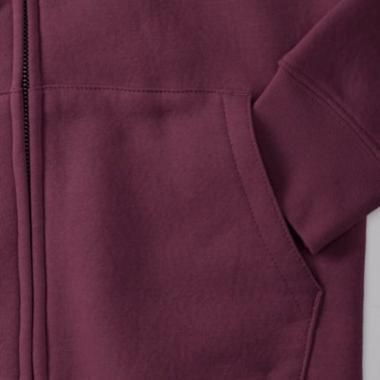 Russell Ladies Premium Authentic Zipped Hoodie (3-Layer Fabric) (Burgundy) - Image 4