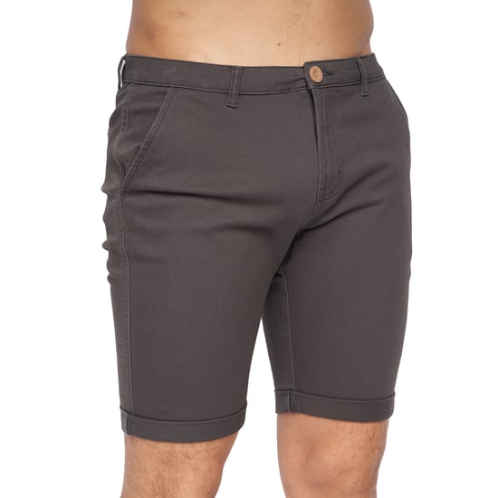 Crosshatch Heren Sinwood Chino Shorts (Houtskool) - Image 1
