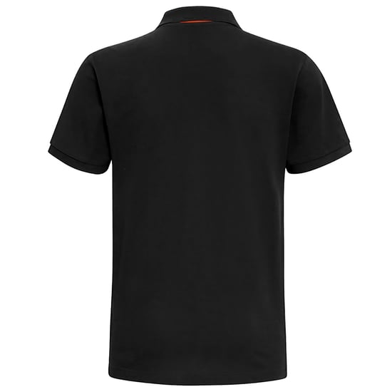 Asquith & Fox Heren Klassieke Pasvorm Contrast Poloshirt (Zwart / Oranje) - Image 2
