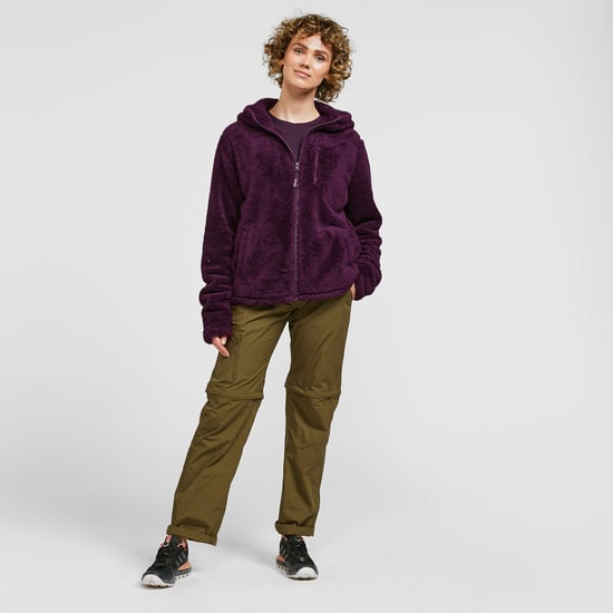 Peter Storm Women's Theory Full-Zip Super Soft & Warm Borg Fleece Jacket with Hood