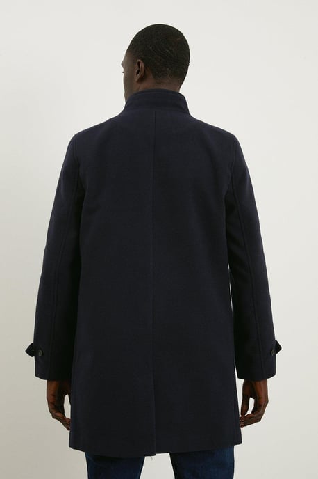 Signature Funnel Neck Coat