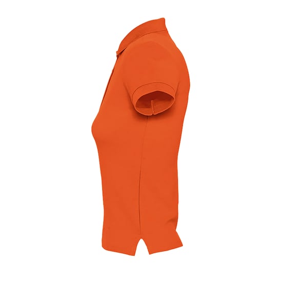 SOLS Vrouwen/dames Mensen Pique Korte Mouw Katoenen Poloshirt (Oranje) - Image 4
